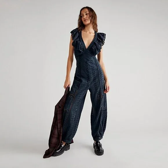 Free People Mikayla Jumpsuit NWOT - Picture 1 of 11
